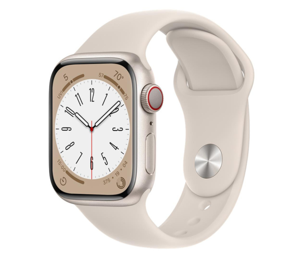 Apple Watch 8 41/Starlight Aluminum/Starlight Sport LTE - 1070965 - zdjęcie
